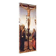 Pietro Perugino - Crucifixion with Mary Stretched Canvas Prints