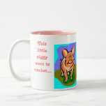 pig/bacon breakfast mug