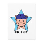 Pig Boy Postcard
