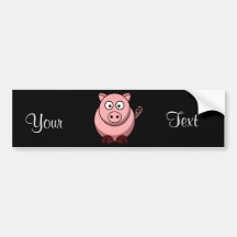 Pig Bumper Sticker