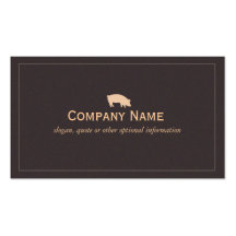 Pig Business Card