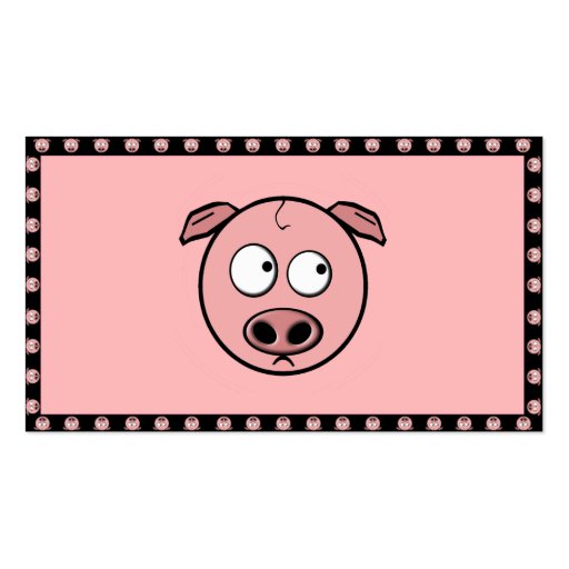 Pig Business Cards (back side)