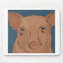 pig by eric ginsburg mousepads