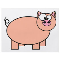 Pig cartoon flyers