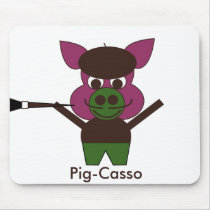 Pig-Casso mousepads