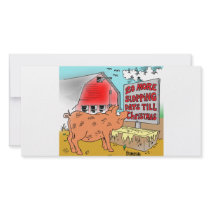 PIG / CHRISTMAS CARTOON GIFTWARE photo cards