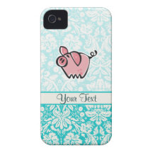 Pig; Cute iPhone 4 Case-Mate Case