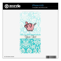 Pig; Cute Skin For iPhone 4S