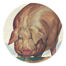 Pig Eating stickers by Tchotchke Pig Eating stickers