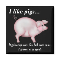 Pig Equality magnets by Spice Pig Equality magnets