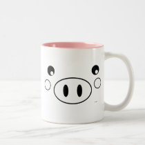 Pig Face Mug mugs