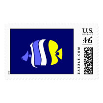 Pig Faced Butterfly Fish postage