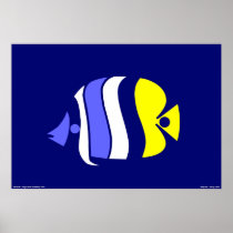 Pig Faced Butterfly Fish Posters