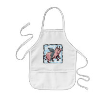 Pig Flying in the Clouds Aprons