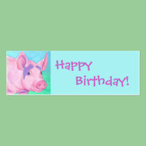 Pig Gift Tag business cards