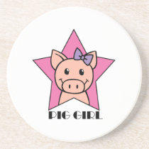 Pig Girl Coasters