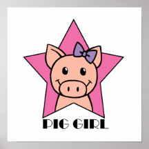 Pig Girl Posters