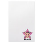 Pig Girl Custom Stationery