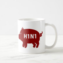 Pig - H1N1 Coffee Mugs