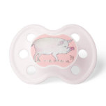 Pig illustration pacifiers