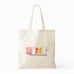 Pig In A Blue Blanket And Beans Canvas Bags