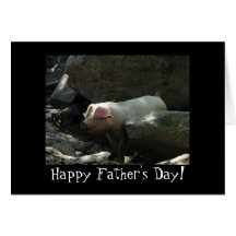Pig in the Shade Card