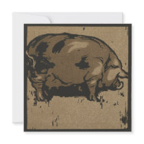 Pig invitations