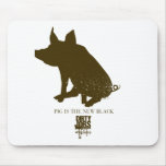 Pig Is the New Black Mousepad