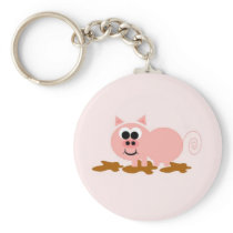 Pig Keychain