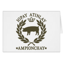 Pig Latin cards