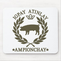 Pig Latin Mouse Mats