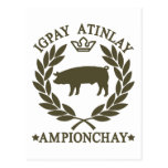 Pig Latin Post Card