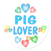 PIG LOVER STICKER
