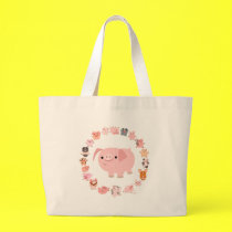 Pig Mandala bag
