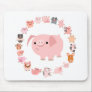 Pig Mandala mousepad