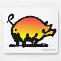 pig mousemat mouse pad