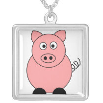 Pig Necklace
