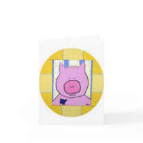 Pig Note Card
