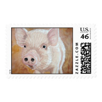 Pig Painting by Kathryn A. Gainard stamps