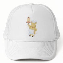 Pig Pastry Chef Hat