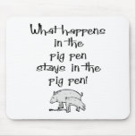 Pig Pen Mousepad