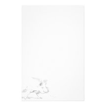Pig Pencil Drawing Personalized Stationery