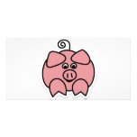 pig photo card
