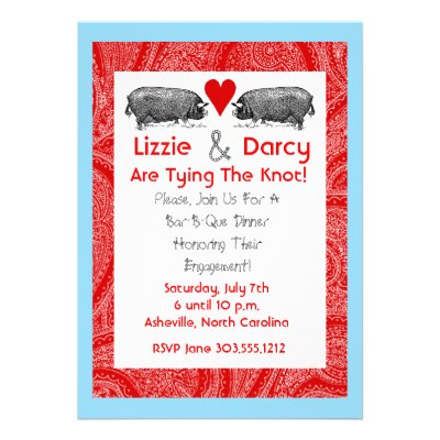 Pig Pickin' Save The Date Cards Personalized Announcements