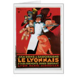Pig Pork Ham Le Lyonnais Vintage Food Ad Art cards