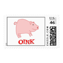 Pig Postage Stamps
