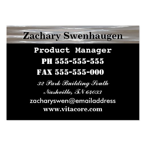 Pig  Professional Business Card Templates (back side)