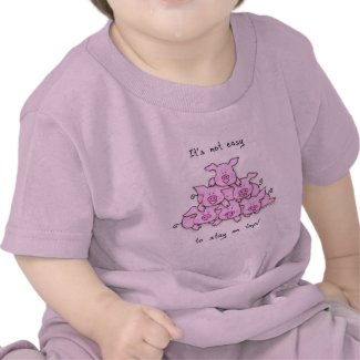 Pig Pyramid Baby / Kids Funny T-Shirt shirt
