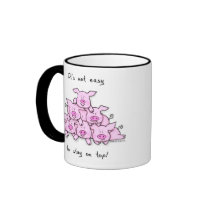 Pig Pyramid Coffee Mug by jamiecreates1 Pig Pyramid Coffee Mug