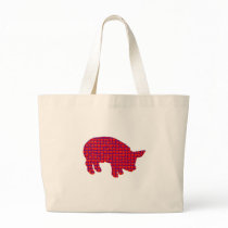 Pig Reddd Canvas Bags